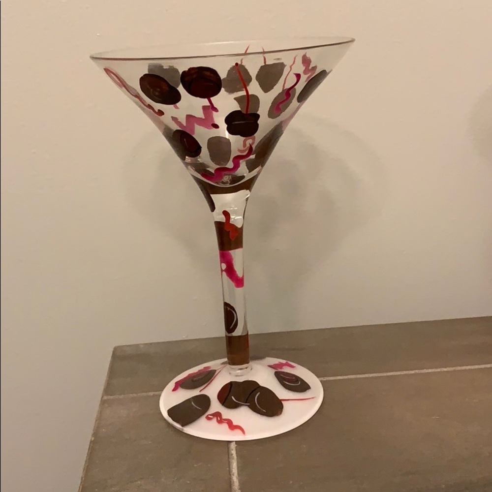 Martini Glasses with fun designs - Picture 7 of 8